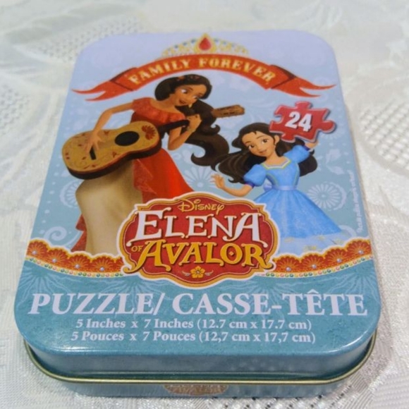 Walt Disney characters tin box bundle of 4 puzzles + 1 double Deck play, cards - Picture 10 of 15